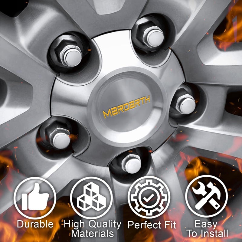 Mardarth Set of 20, 14x1.5mm OEM Style Factory 1.80 Inch 7/8 22mm Hex Mag Washer Lug Nuts Compatible with Sequoia Landcruiser Tundra Lexus LX - Image 5